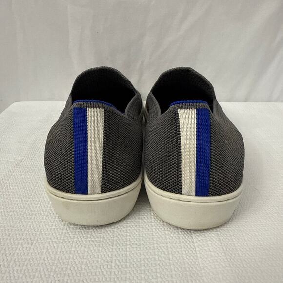 Rothys Womens Size 10.5 Original Sneaker Slip On Gray Knit - Picture 4 of 10
